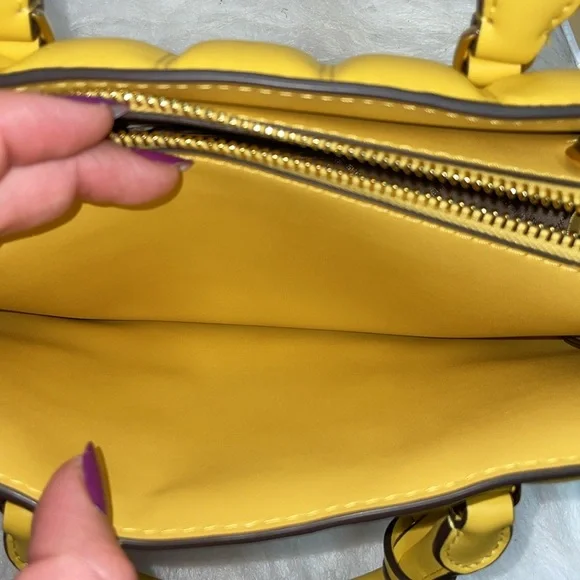 NWT Michael Kors ‘Sheila’ Small Center Zip Non-Leather Satchel - Picture 10 of 14